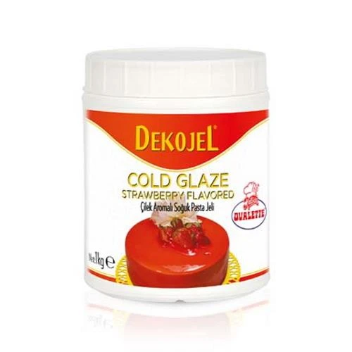 Ovalette Çilek Aromalı Soğuk Pasta Jeli 1 kg - 1