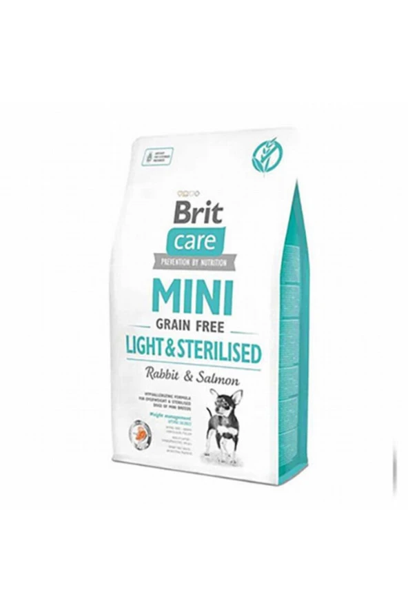 Brit Tahılsız Mini Light Sterillised Tavşanlı Köpek Maması 2 Kg