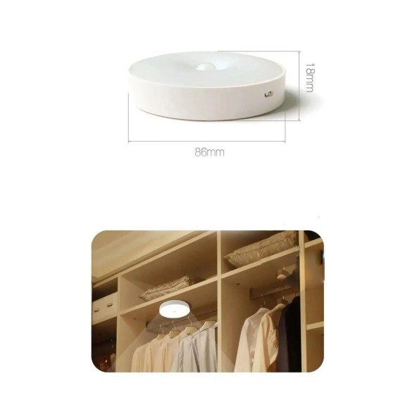 neeko Hareket Sensörlü - Usb Şarjlı - Led Işık Lamba - 4000 Kelwin - 4