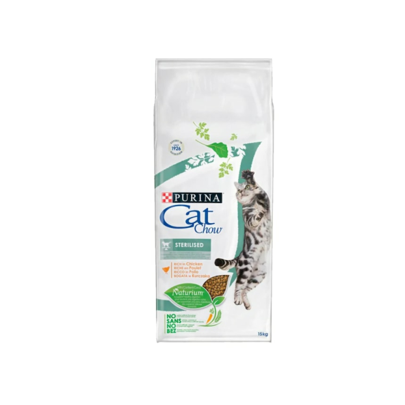 Purina Cat Chow Sterilised Kısırlaştırılmış Yetişkin Kedi Maması 15 KG - 1