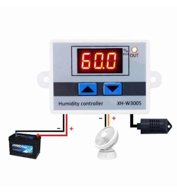 XH-W3005 12V 120W Dijital Termostat - Resim 3
