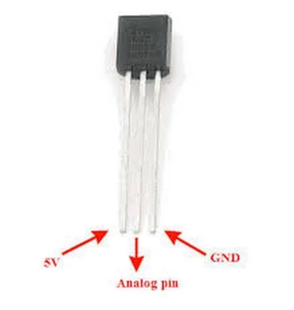 TMP36 Sıcaklık Sensörü - Resim 2