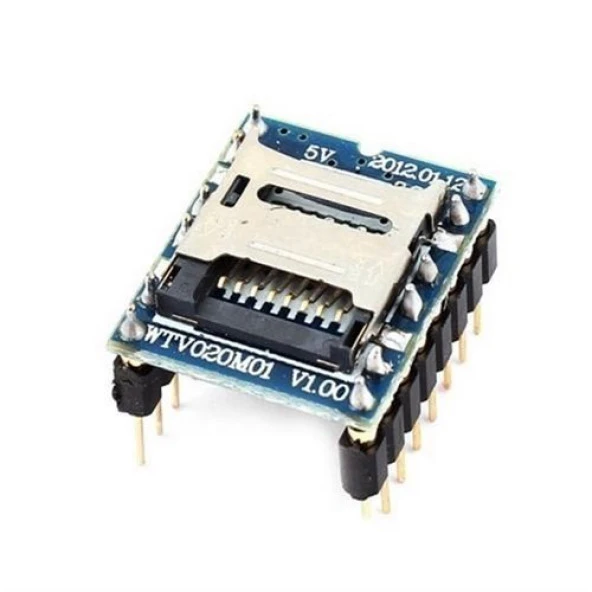 WTV020-SD-16P MicroSD'lı MP3 Modülü