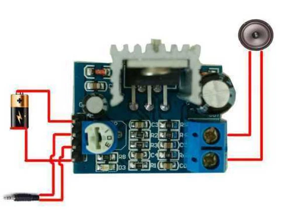 TDA2030A 6-12V 18W Ses Yükseltici Modülü - Resim 3