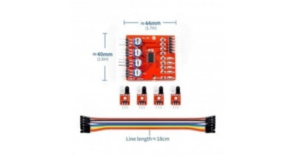 4 lü Kızılötesi Yol İzleme Modülü - Resim 2