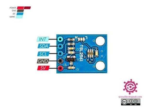 TSL2561 Parlaklık Sensör Modülü - 2