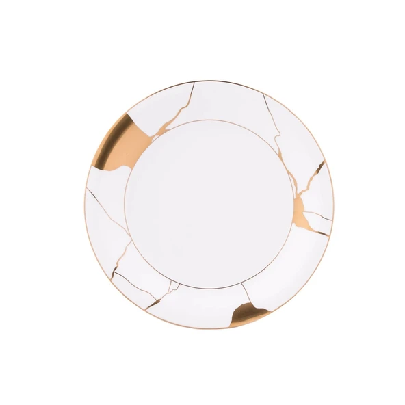 Jumbo Marble Bone 61 Parça 12 Kişilik Yemek Takımı - Resim 3