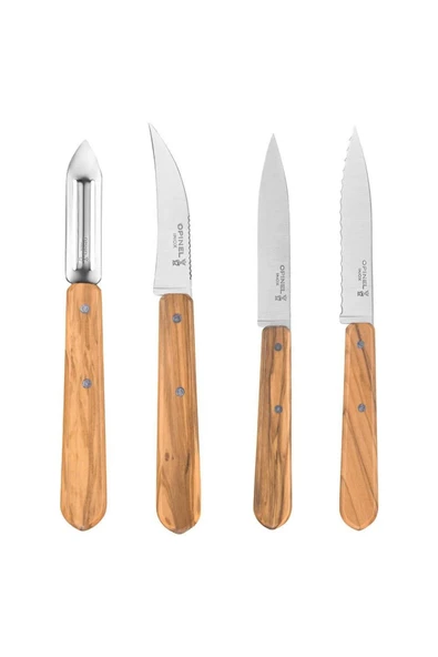 Opinel Essential Günlük 3'lü Mutfak Bıçak Seti