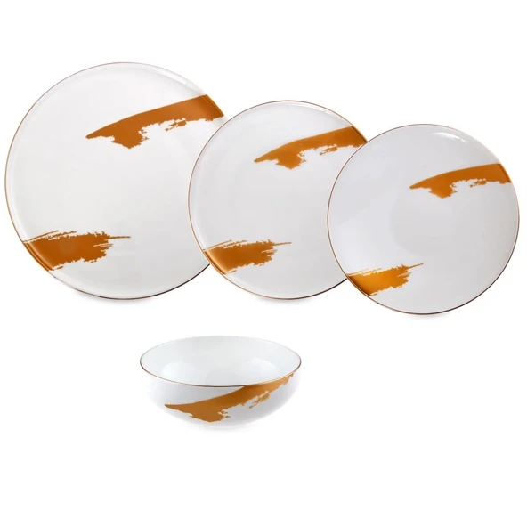 Jumbo Glow 24 Parça 6 Kişilik Yemek Takımı - Resim 4