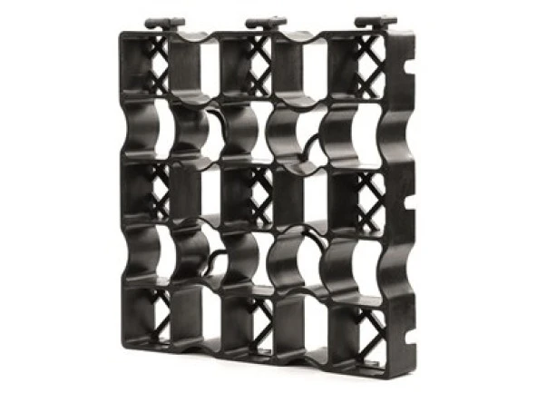 Plastik Çakıl Tutucu Zemin Çakıl Izgarası Antrasit Pratik 4 adet 1 metrekare