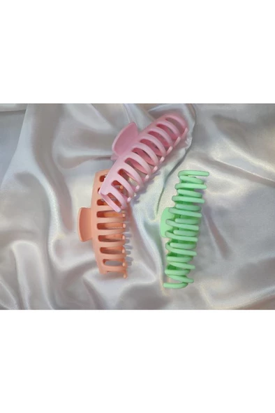 Kadın 3’lü Büyük Xl Mandal Toka Seti - 6