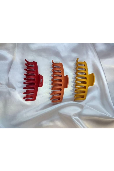 Kadın 3’lü Büyük Xl Mandal Toka Seti - 3