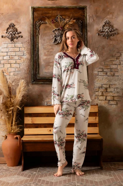 Sude P-5007 Bambu İnterlok Kadın Pijama Takımı