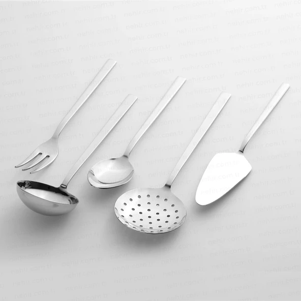 Nehir Dalyan Sade 5 Parça Servis Seti ürün görseli