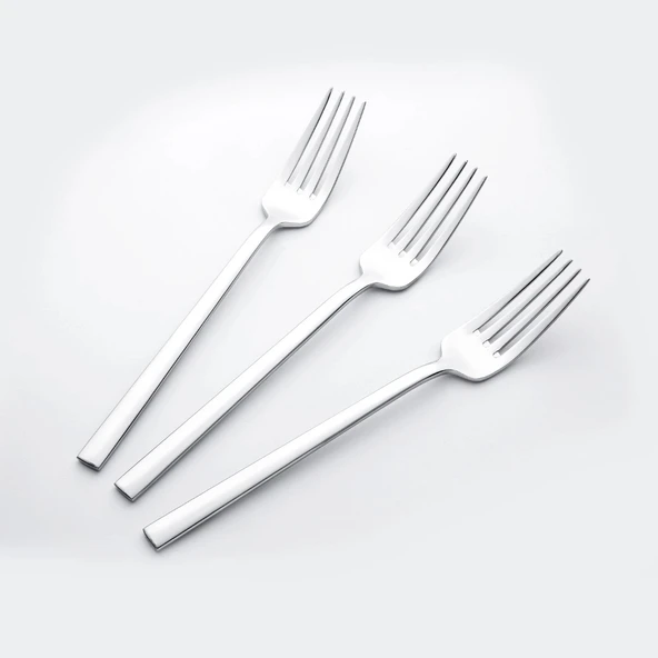 Nehir Dalyan Sade 6lı Yemek Çatal ürün görseli 1