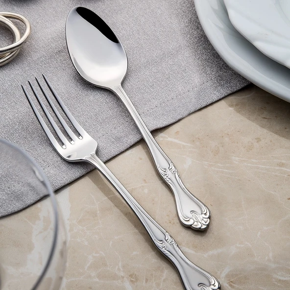 Nehir Lalezar Saten 6lı Tatlı Kaşık ürün görseli