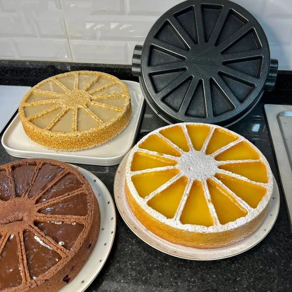 Kahramanlar Lizbon Black Titanyum Kek Kalıbı - 27 Cm - Resim 3