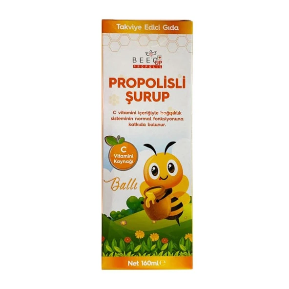 Beeo Up Propolisli Ballı 160 ml Çocuk Şurubu