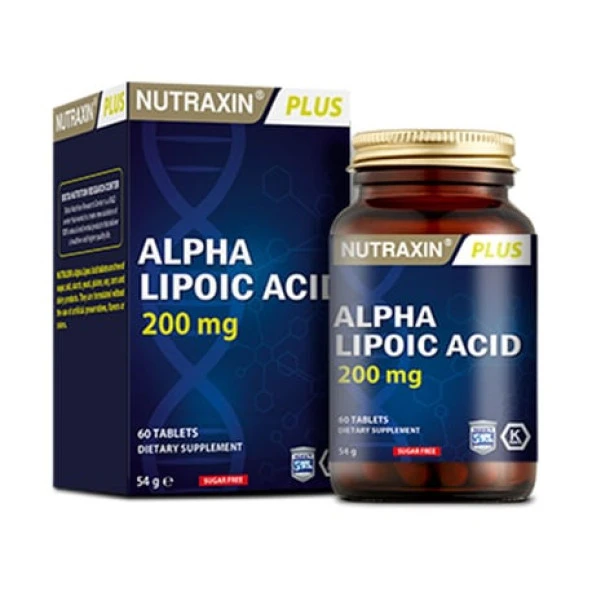 Nutraxin Alpha Lipoic Acid 200 Mg 60 Tablet