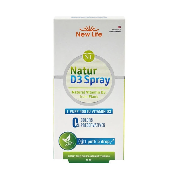 New Life Natur D3 400 IU Spray 10 ml