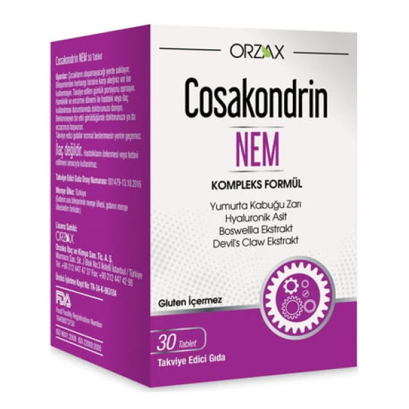 Cosakondrin Nem 30 Tablet