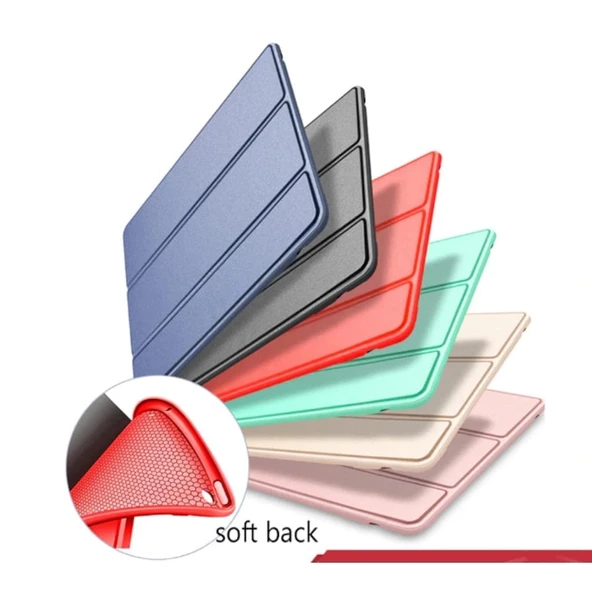 Apple iPad Pro 10.5 Kılıf Arkası Silikon Smart Case A1701 A1709 A1852 - 2