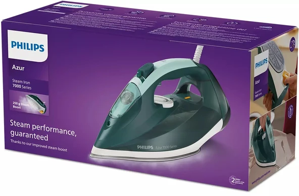 Philips DST7031/70 7000 Series HV Buharlı Ütü Opal Yeşili/Mint Yeşili - 6