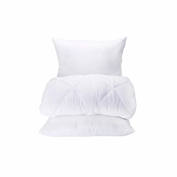 Karaca Home Microfiber Soft Çift Kişilik Yorgan ve 2 Adet Silikon Yastık - 2