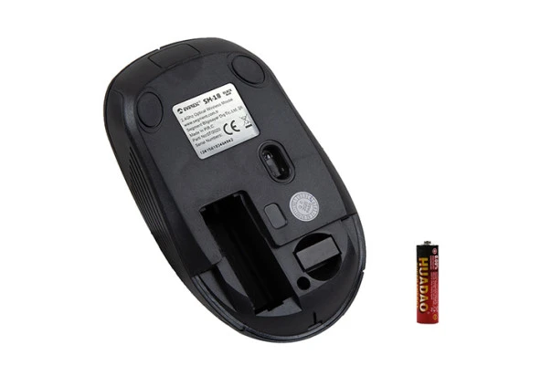 Sm-18 Usb Siyah/mavi 2.4ghz Optik Kablosuz Mouse - 5