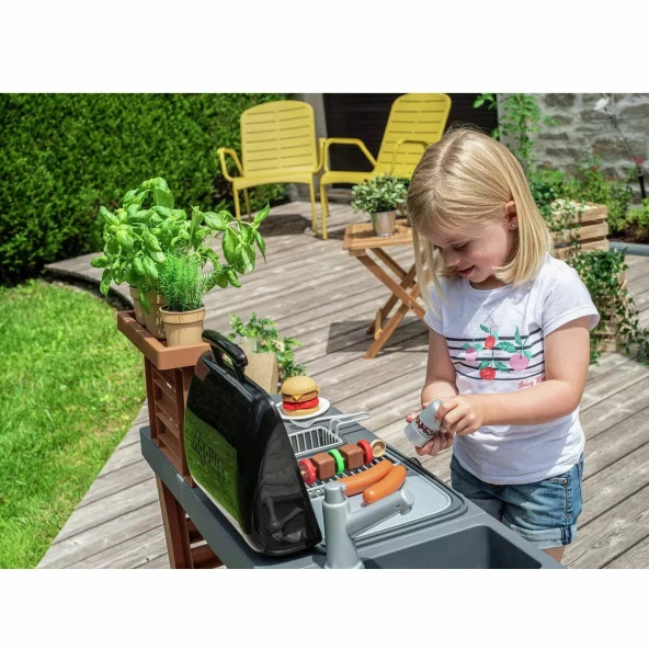 7600312004 Garden Kitchen Mutfak -Smoby - Resim 5