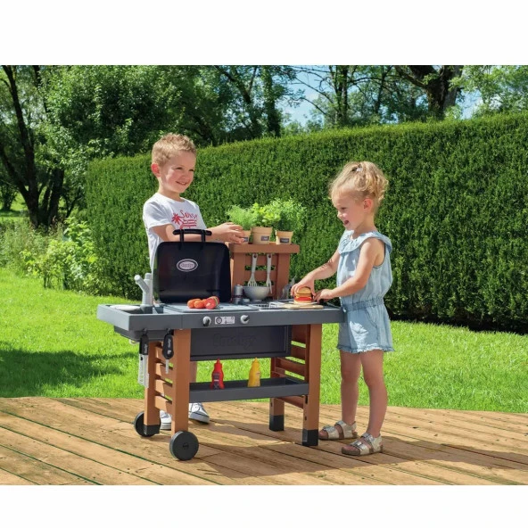 7600312004 Garden Kitchen Mutfak -Smoby - Resim 9