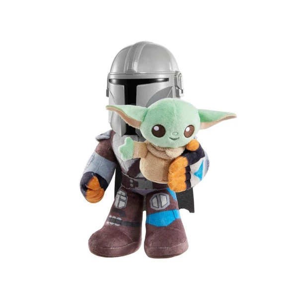 HNT52 Star Wars Mandalorian Sesli Pelüş Figür - Resim 10