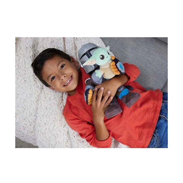 HNT52 Star Wars Mandalorian Sesli Pelüş Figür - Resim 12