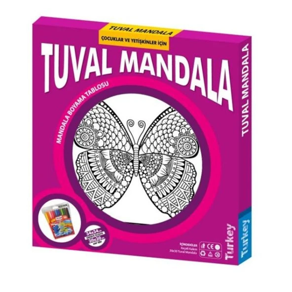 5117 Kumtoys Tuval Mandala - Resim 3