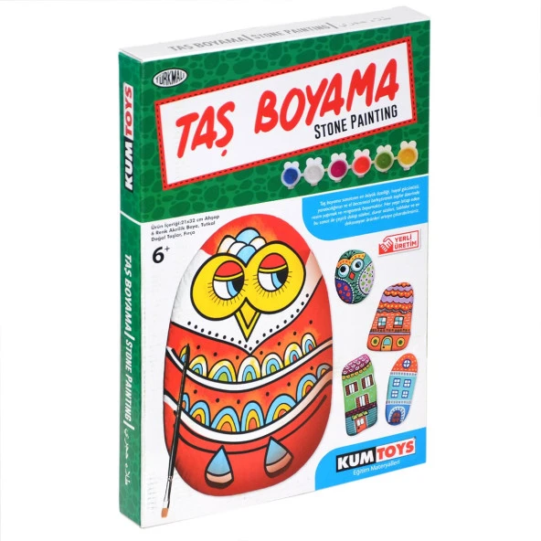 5307 Kumtoys Taş Boyama - Stone Painting / +6 yaş