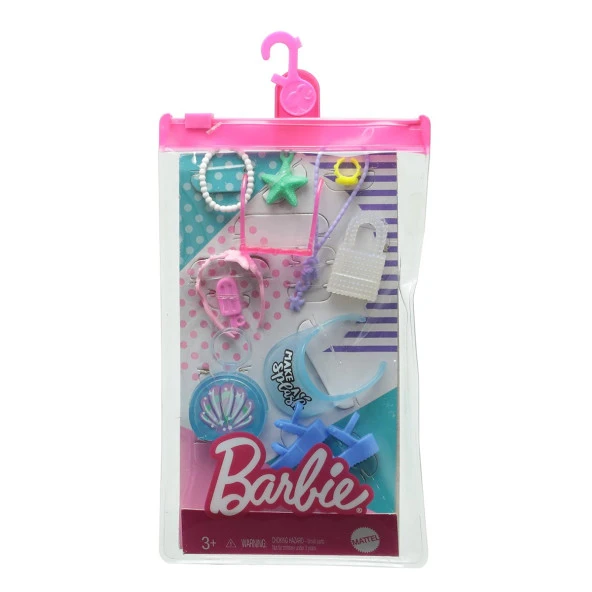 GWD98 Barbienin Moda Aksesuarları Paketleri / Asorti Seçilemez.
