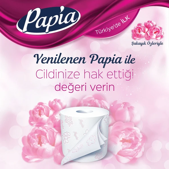 Papia Parfümlü Egzotik Tuvalet Kağıdı 48 Rulo (16 Rulo x 3 Paket) - Resim 3