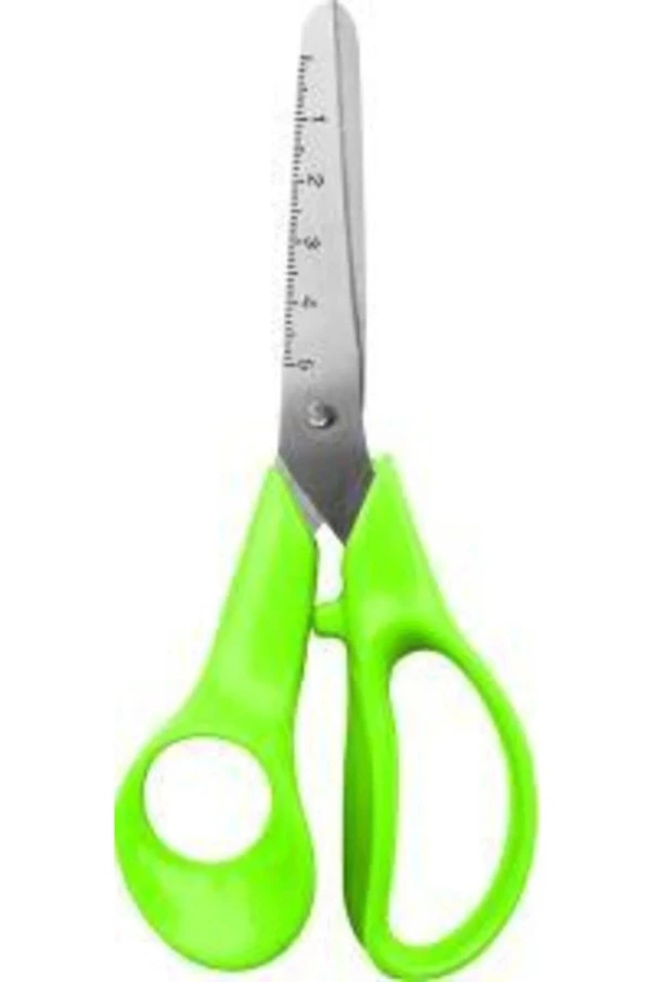 Gıpta Çocuk Makası Küt Uç Ergo Cetvelli Abs Sap K712 1 Adet - 2