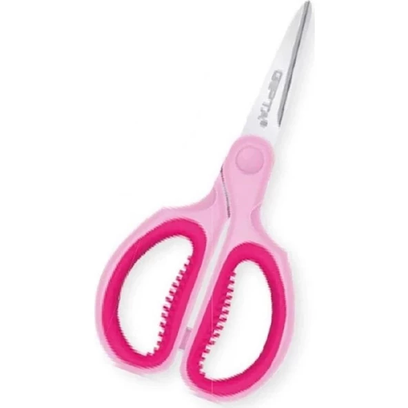 GIPTA KUT UCLU KAYDIRMAZ PLASTIK SAPLI COCUK MAKAS K706  1 Adet - 3