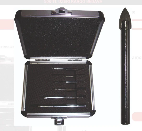 Todrill 50909 Cam Delme Ucu Seti 6 Parça - Resim 2