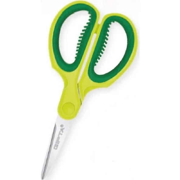 GIPTA KUT UCLU KAYDIRMAZ PLASTIK SAPLI COCUK MAKAS K706  1 Adet - 5