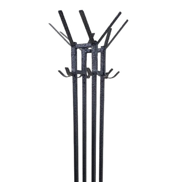 Ayaklı Metal Askılık Portmanto Kırmızı Renk - 7