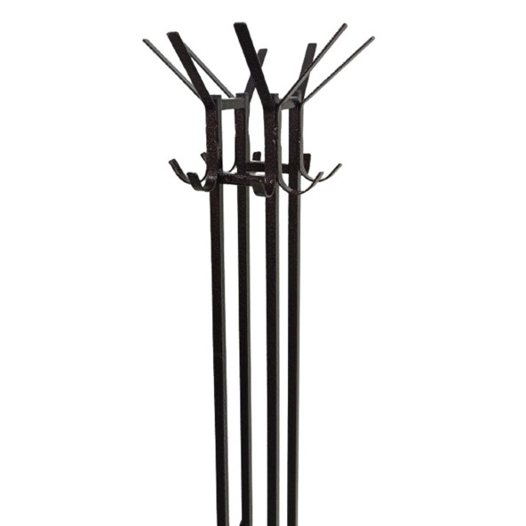 Ayaklı Metal Askılık Portmanto Kırmızı Renk - 8
