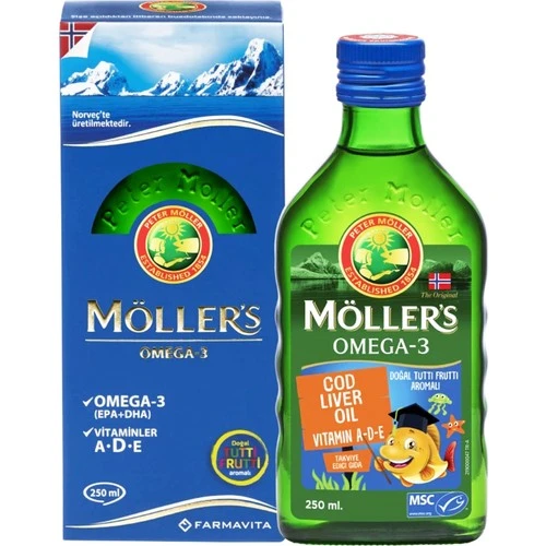 Möller's Omega 3 Tutti Frutti Aromalı 250 ML ürün görseli 1