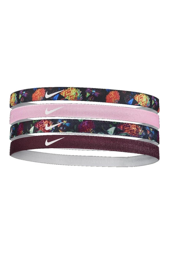 Nike N.000.1144.953.OS - Girls Printed Headbands 4pk Unisex Saç Bandı