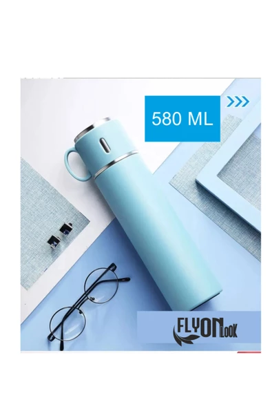 20-24 SAAT SICAK SOĞUK MUHAFAZALI 316 KALİTELİ ÇELİK BARDAKLI TERMOS 580 ML KALİTE TESADÜF DEĞİLDİR - 2