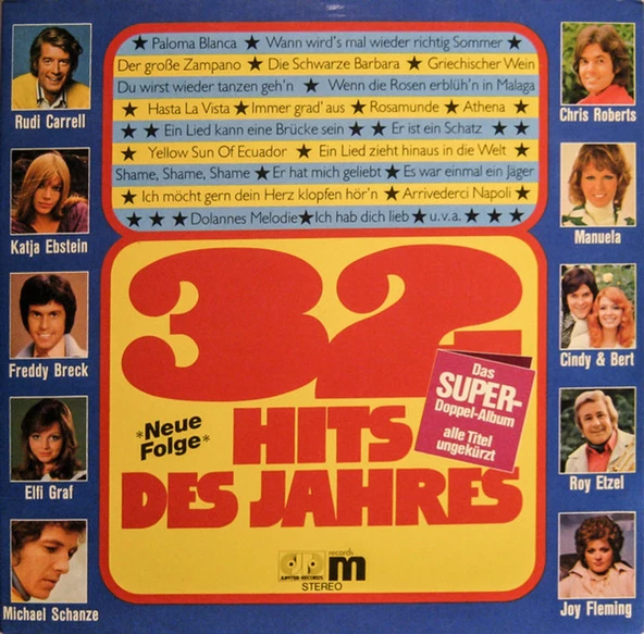 32 Hits Des Jahres pop tarz Vinly plak alithestereo