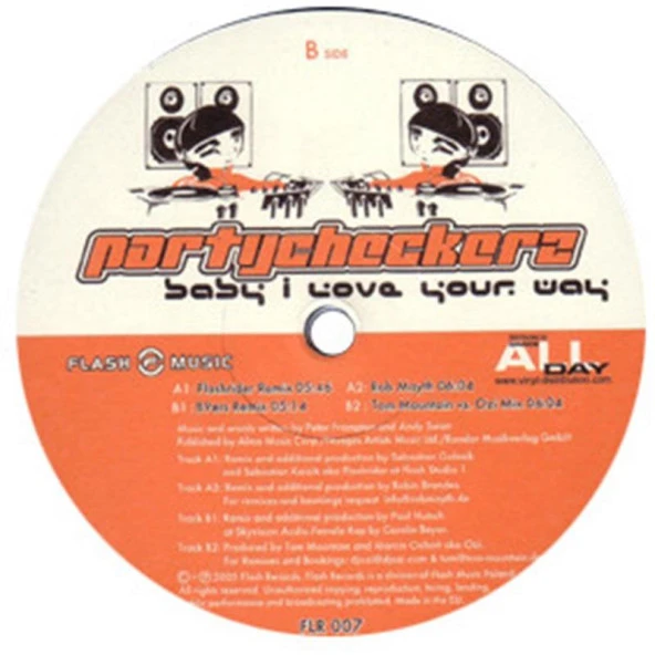 Baby I Love Your Way - Partycheckerz Hands Up Vinly Plak alithestereo