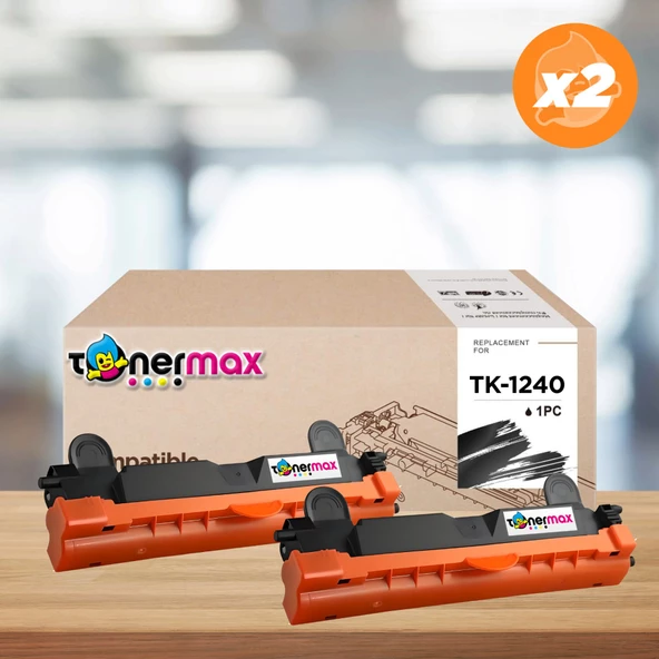 Kyocera TK-1240 / TK-1248 Muadil Toner 2'li Avantaj Paket / PA2000 / PA2000W MA2000 / MA2000W / PA2001 / MA2001