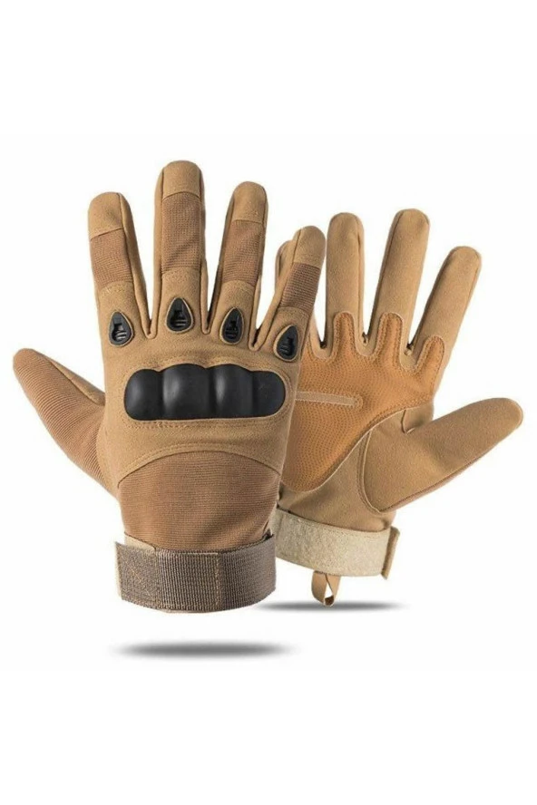 Combat Hard Shell Taktik Eldiven Korumalı Uzun 3 Renk - 3
